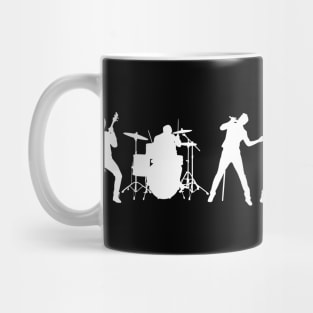 Rock Band Silhouette Mug